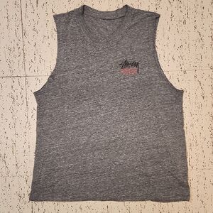 Stussy Rasta Tanktop Muscle Shirt Vintage Y2K